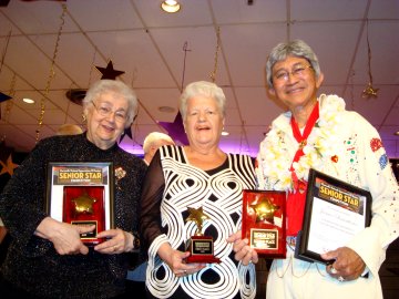 Cam Wooledge (3rd prize), Barbara McCrindle (1st prize), James Sosroutomo (2nd prize)