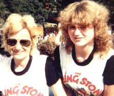 Stones fans, Sheila & Mandy