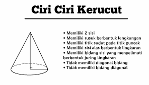 Ciri-Ciri Kerucut