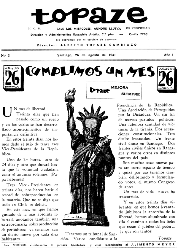 Editorial N&ordm; 3 de Topaze