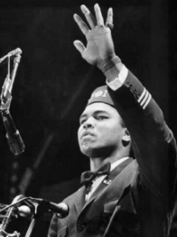 Muhammad Al� durante una ceremonia de la Naci�n del Islam.