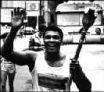 Con la antorcha ol�mpica, en 1984.