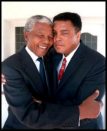 Con Nelson Mandela...