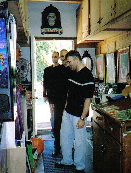Pete, Evil, and I enter the "collection".