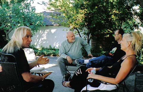 Verne talks with Julia, While Don and I chat.