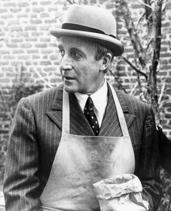 Peter Sellers as a gardener, from the film Being There in 1979.