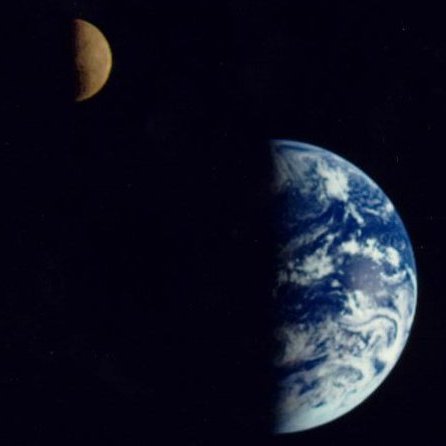  Click Here For More Info - Moon & Earth 