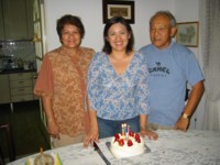 Renee with parents