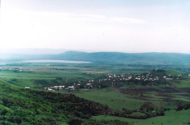 Village Goubani (at a distance  lake Kumisi)- ���� ������� (�����  ����� ������)