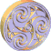 gold celtic knot