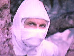 white good guy ninja from enter the ninja, the movie ends with him killing master SHO KOSUGI, this is not right, sho should have killed his white gay wannabe ninja ass...