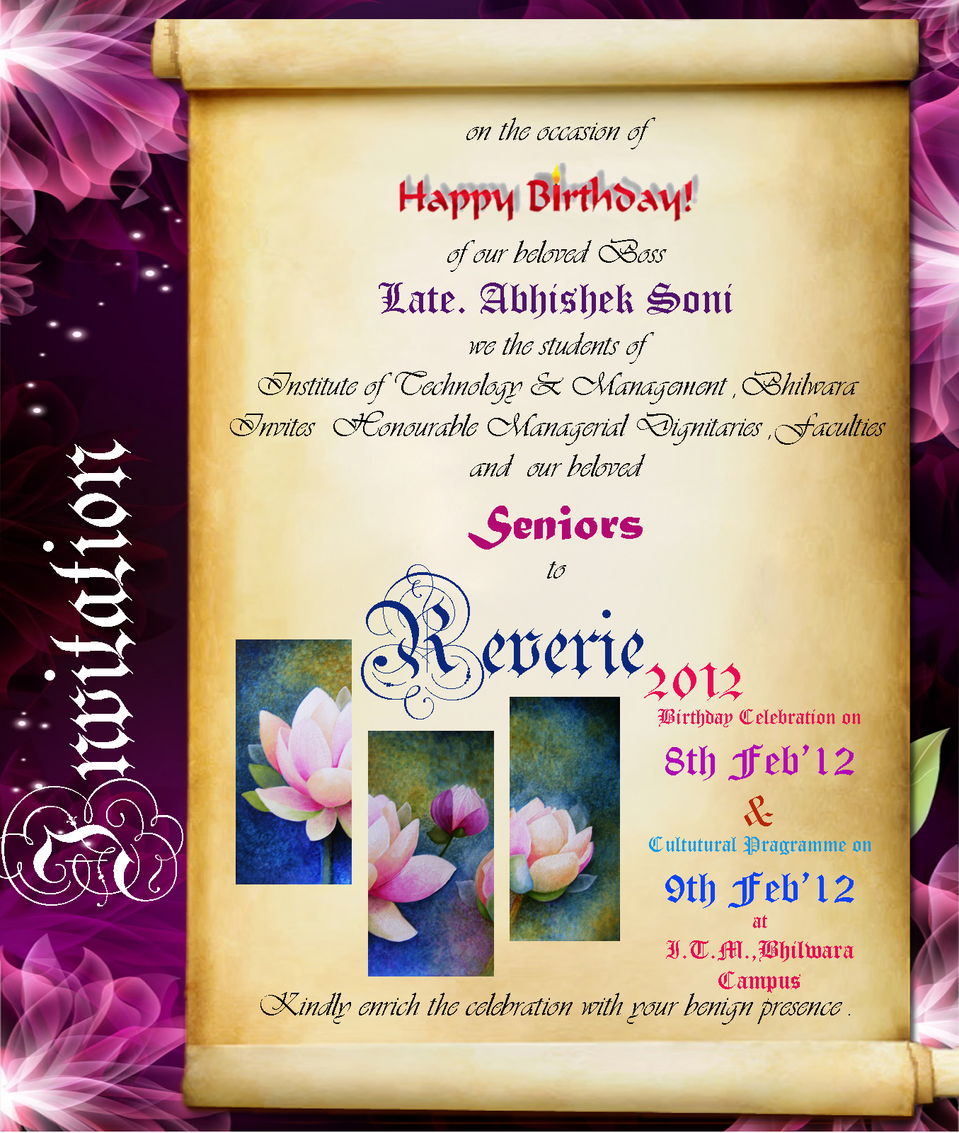 Invitation