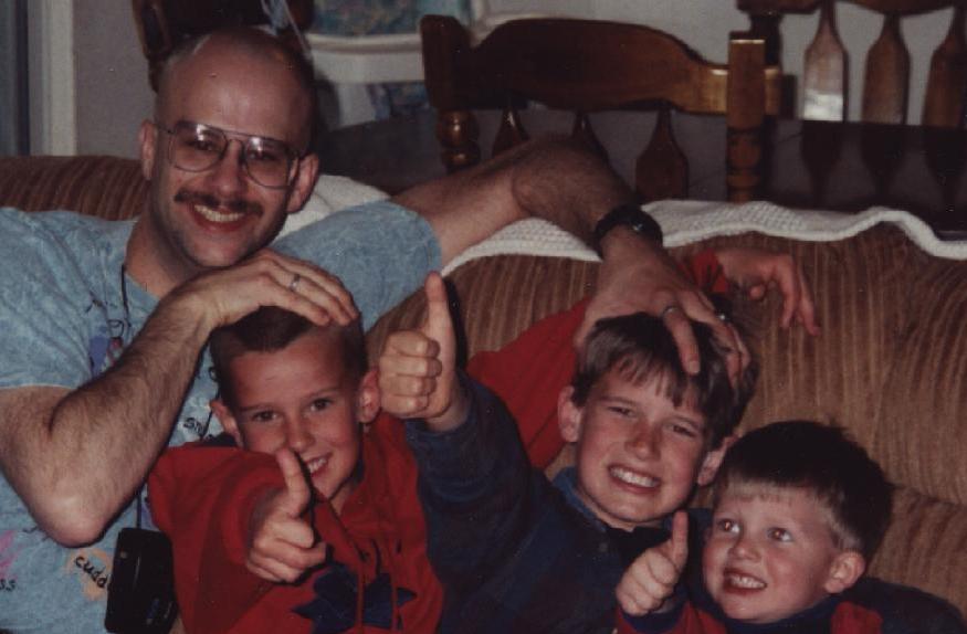 Glenn, Ryan, Eric and Kyle, Spring '00