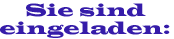 Einladung