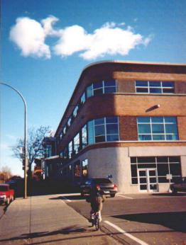 Jeremy Cycles to Montreal's Ahuntsic Library