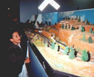 Jeremy Visits a Miniature Train Exhibit in Old Montreal