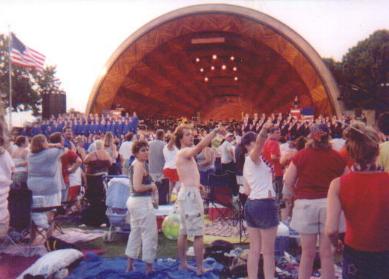 Mormon Tabernacle Choir in concert with the Boston Pops 