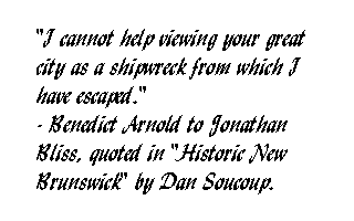 A description of Saint John by Benedict Arnold.