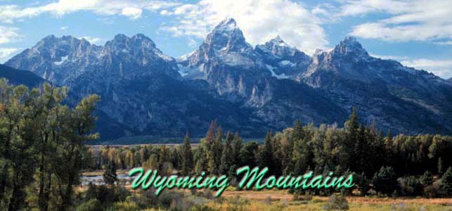 South, Middle and Grand Teton, Mt. Owen, and Teewinot