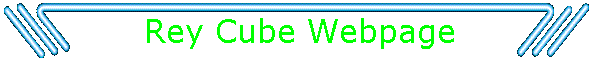 Rey Cube Webpage