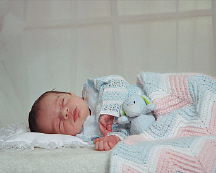 RFN2 first studio pictures at JCPenney when he was 11 days old