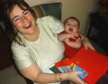 RFN2 with Mommy on his first Christmas