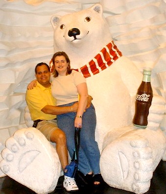 Lisa & Robert visiting the World of Coca Cola, Atlanta GA