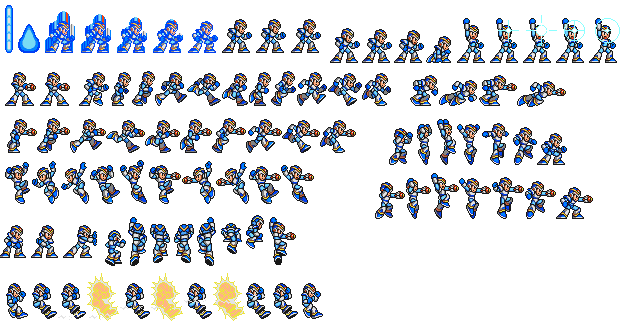 megaman sprite game spritesheets