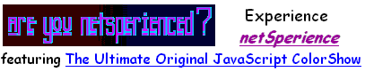 are you netSperienced?