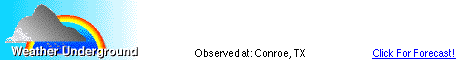 Click for Huntsville, Texas Forecast