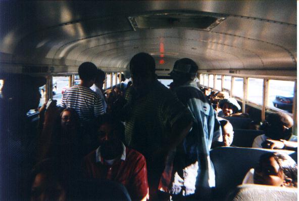 Ahh, Hush,,...What's that fuss...Everybody move to the back of the bus...