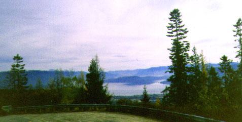 A lovely view of the Schweitzer Mountain