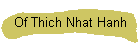 Of Thich Nhat Hanh