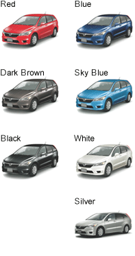 Honda STREAM 1.8X (A) Color Variations