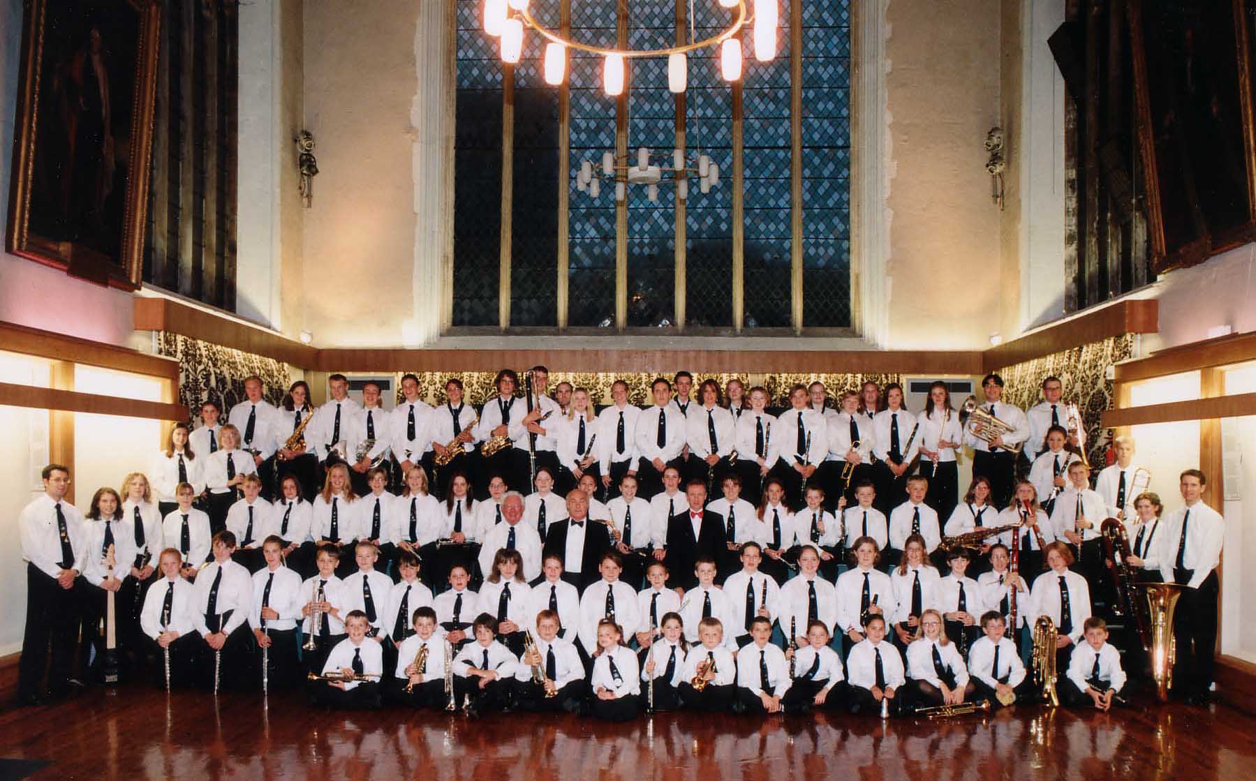 Hey, I'm in this pic too! It was before the Proms Concert. I'm the one with the electric bass. 