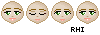 Four heads for the Moria base, or draw your own face!