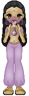 Playing around with Hannah's bases again, look a little genie girl!