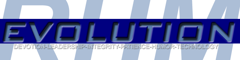 RHM: Evolution-Devotion-Leadership-Integrity-Patience-Humor-Technology