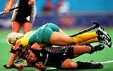 Rolling on the pitch