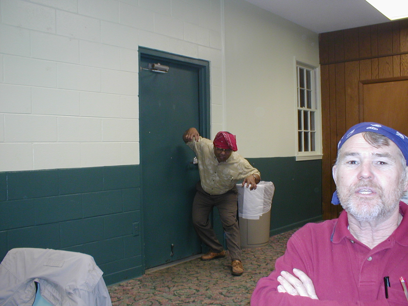 But what's Phil doing back there?