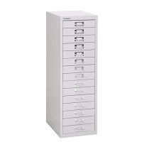 Image of a tall white Cabinet