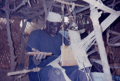 Papa weaving
