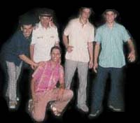 Jair (em baixo), Marquinhos, Jorginho do Acordeon, Jorge Filho e Tico
