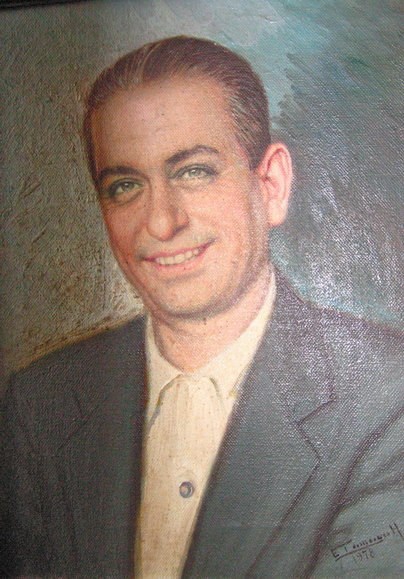 Tazzioli Retratado por el maestro Enrique Tamayo Haro.