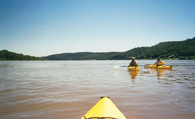 Susquehanna River with sister & her hubby, 2004