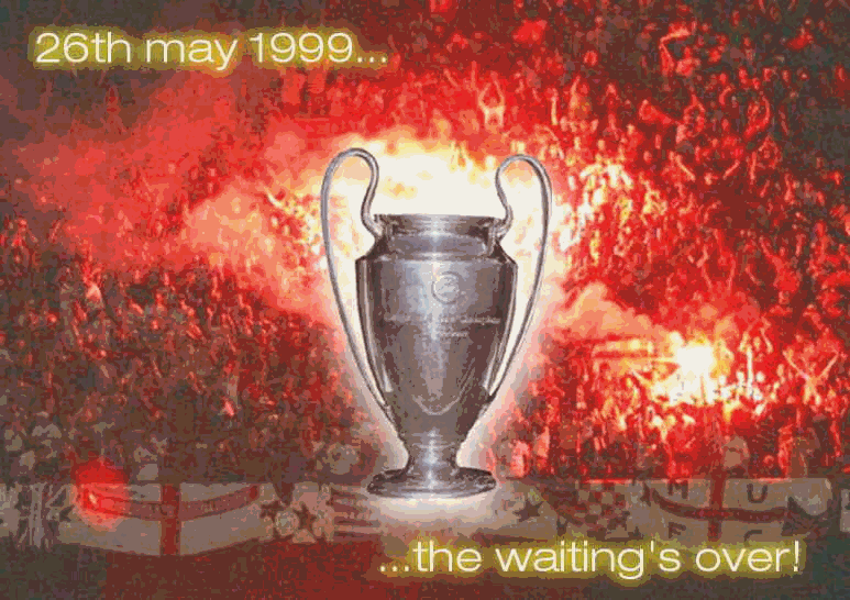 Man U end - Nou Camp Barcelona - 26th May 1999 - 