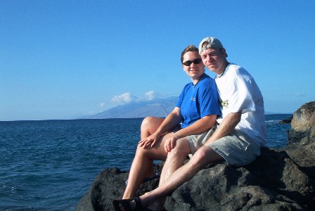 Jill and I at Makena Beach.