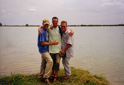Happy after surviving hippo water safari