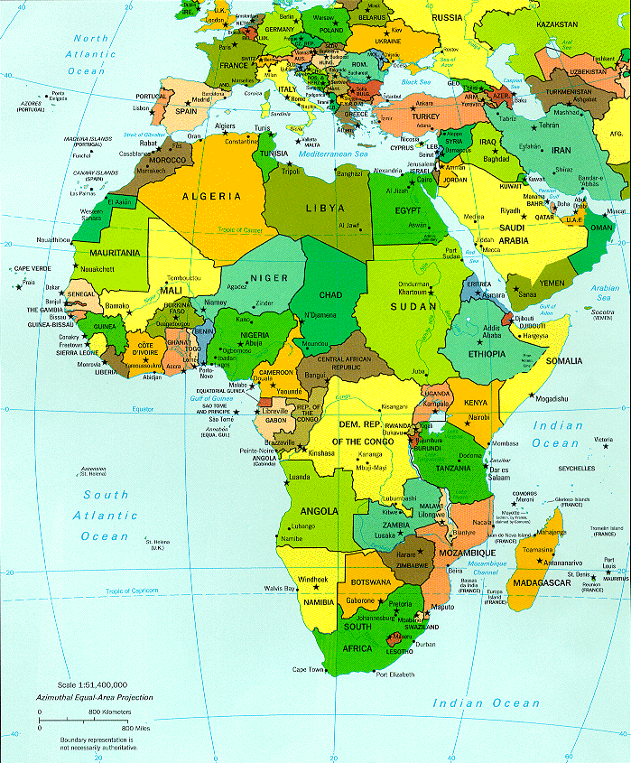 Continental Africa
