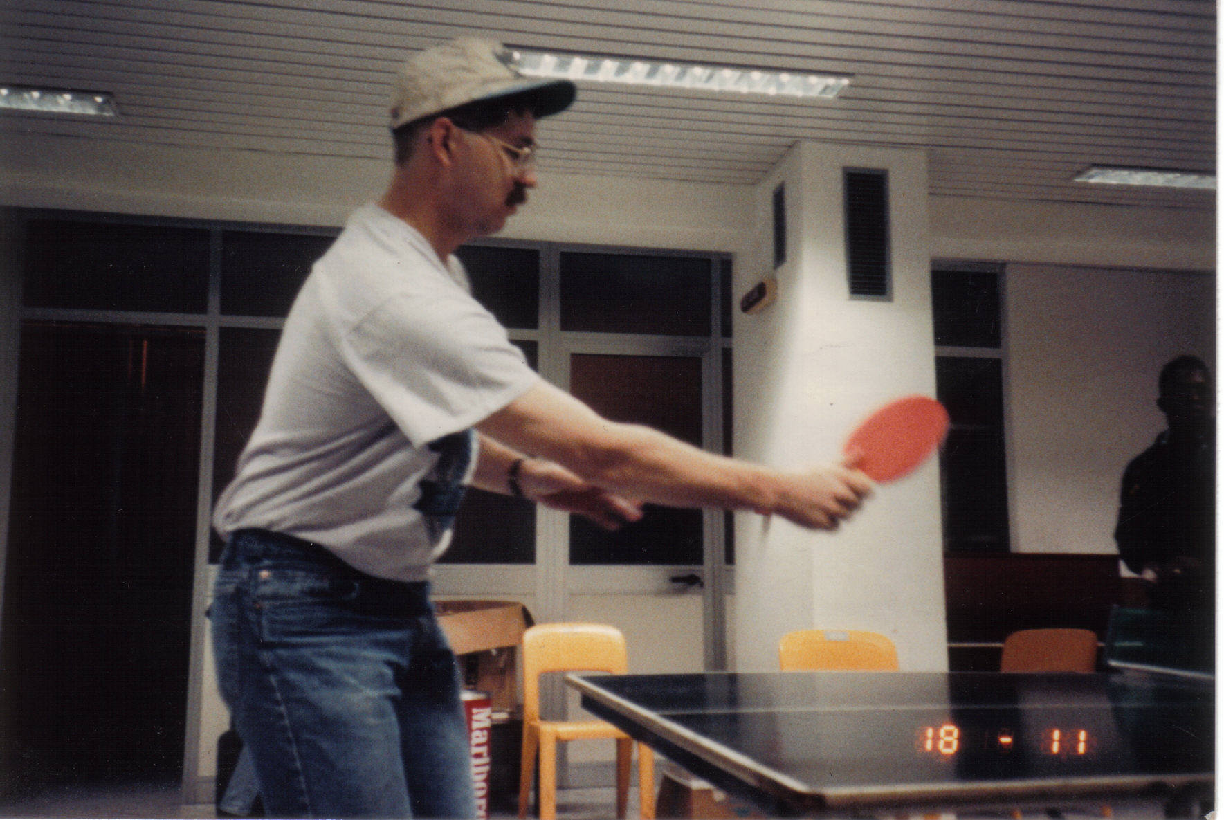 Deyo, in rare form... I think this is the game when I beat you SEVERELY!! :)